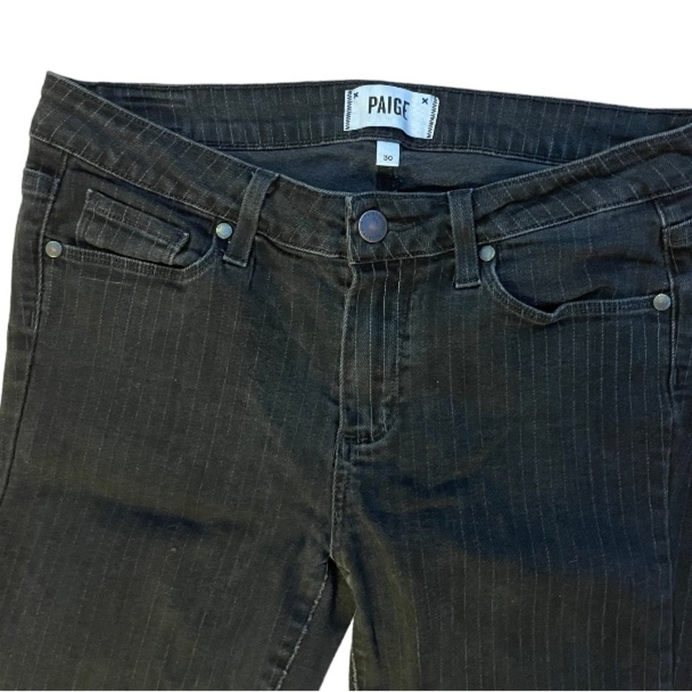 Paige Pinstriped jeans size 30 skinny fit - Picture 3 of 10